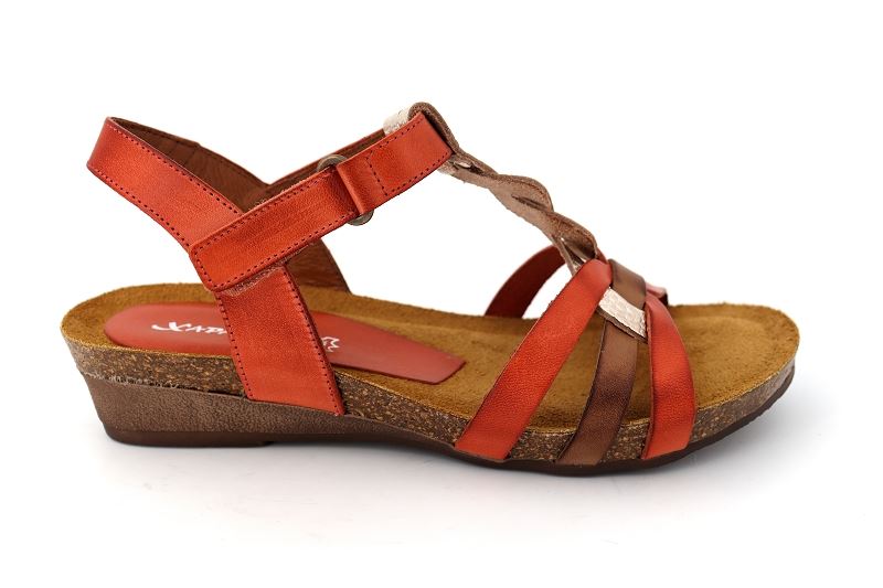 Xapatan sandales nu pieds marieta orange