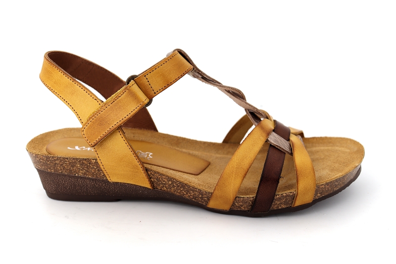 Xapatan sandales nu pieds marieta jaune