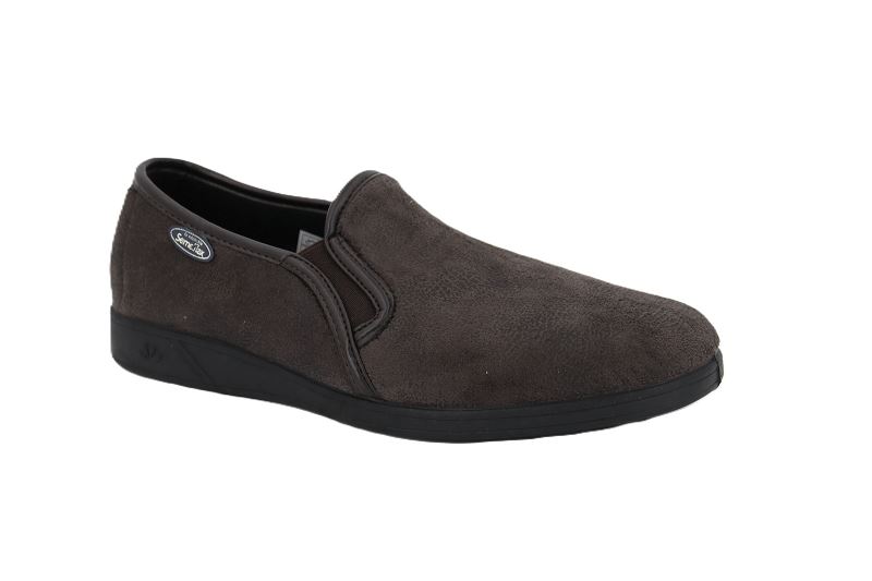 Semelflex chaussons pantoufles matteo 2 marron6581101_2