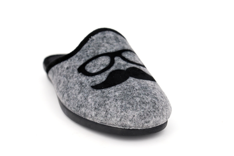 Semelflex chaussons pantoufles manu gris6581201_2