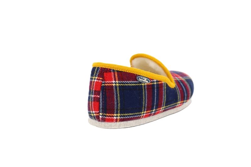 Semelflex chaussons pantoufles pierre chris rouge6581301_4