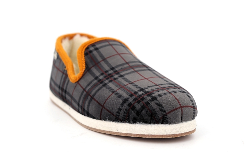 Semelflex chaussons pantoufles jean antoine gris6581901_2