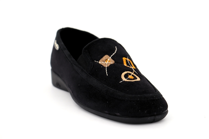 Semelflex chaussons pantoufles marie camille noir6582101_2