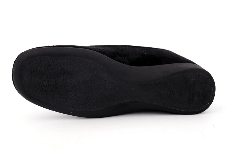 Semelflex chaussons pantoufles marie camille noir6582101_5