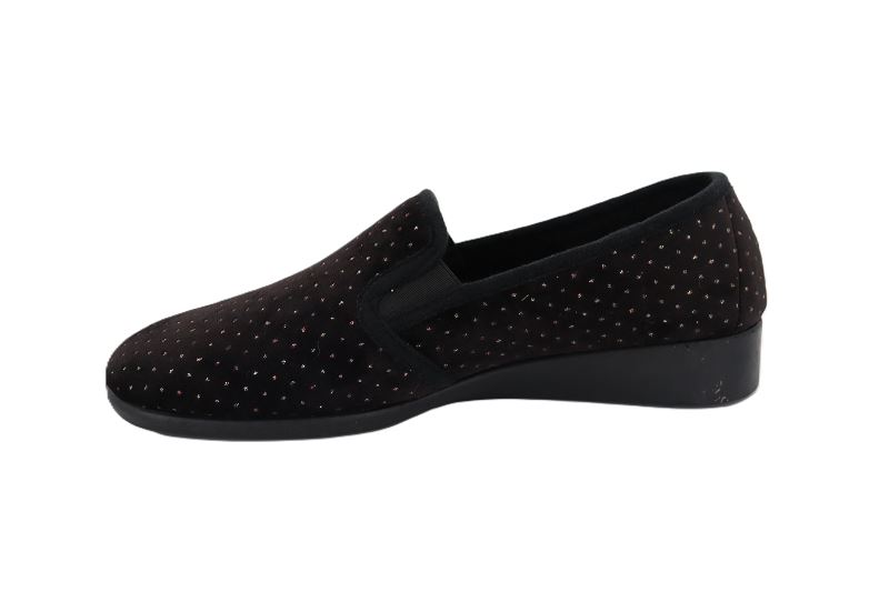 Semelflex chaussons pantoufles marie christine 2 noir6582301_3
