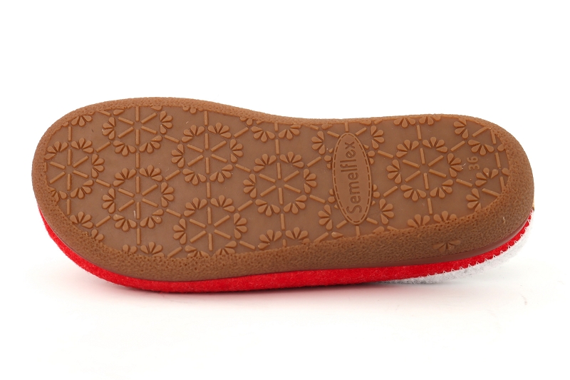 Semelflex chaussons pantoufles dolomite 2 rouge6582501_5