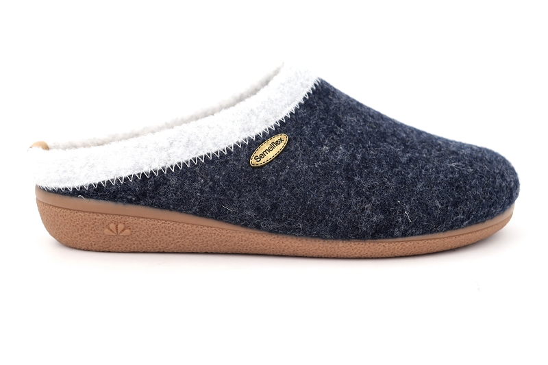 Semelflex chaussons pantoufles dolomite 2 bleu