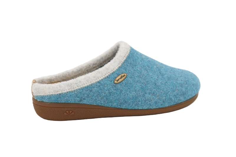 Semelflex chaussons pantoufles dolomite 2 bleu