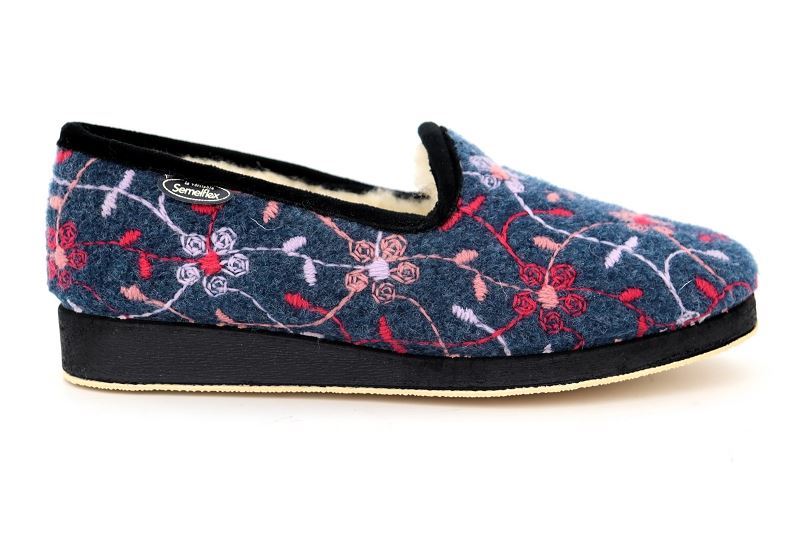 Chaussures Plates Femmes Style Ethnique Brodé - En Lin Et Coton Respirant - Pantoufles Décontractées - HCDZF