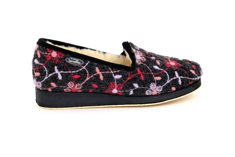 Semelflex chaussons pantoufles calozoe gris