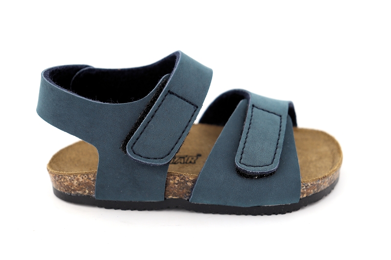 Goldstar enf sandales nu pieds velcro bleu
