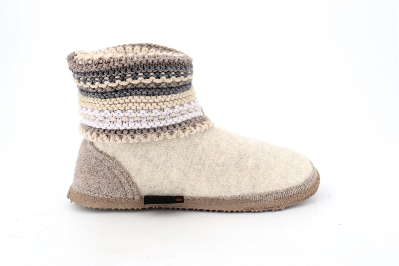 Giesswein chaussons pantoufles kiel beige