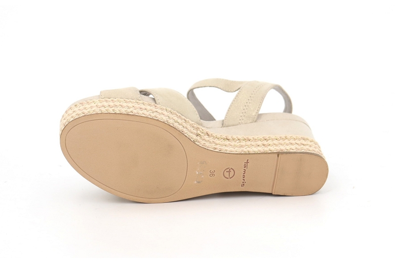 Tamaris store sandales nu pieds 28001 beige6610602_5