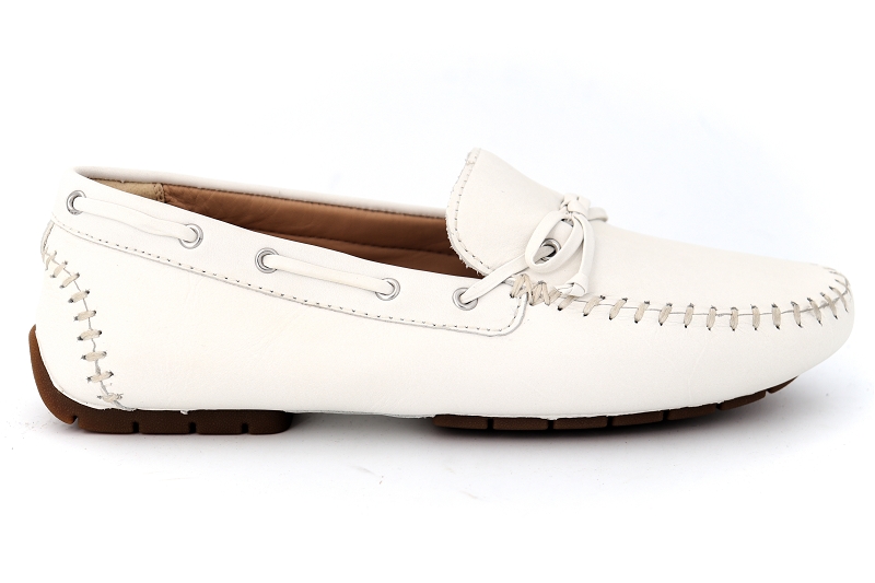 Clarks mocassins c moc tie blanc