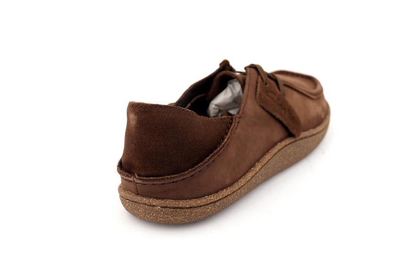 Clarks derbies pilton wallabee marron7014001_4