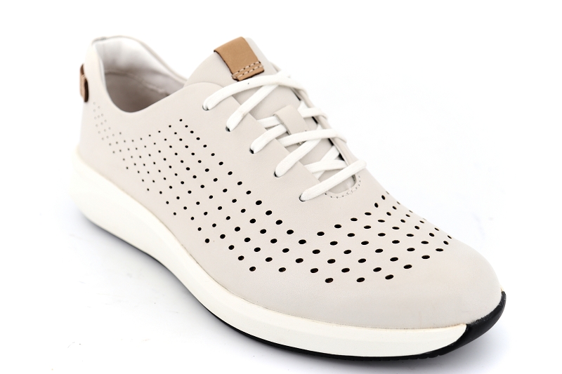 Clarks baskets un rio tie blanc7014501_2