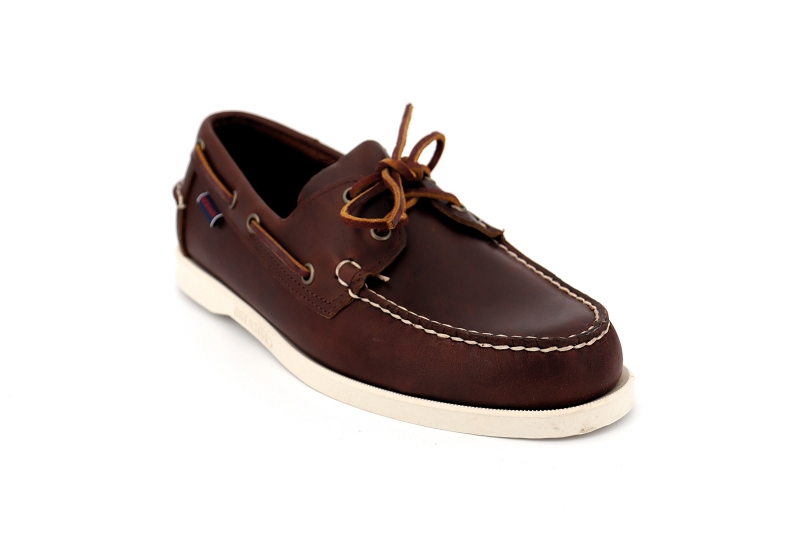 Sebago bateaux docksides portland waxed marron7015401_2