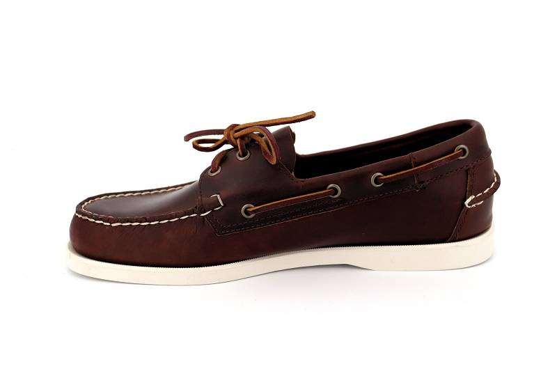 Sebago bateaux docksides portland waxed marron7015401_3