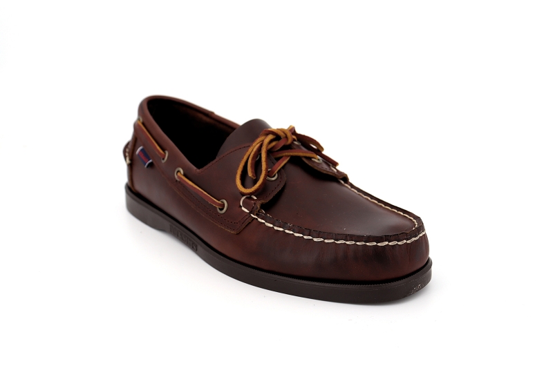 Sebago bateaux docksides portland waxed marron7015402_2