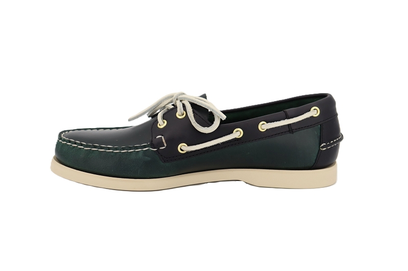 Sebago bateaux docksides portland waxed vert7015405_3