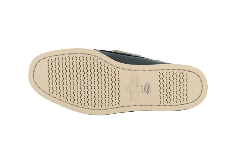 Sebago bateaux docksides portland waxed vert7015405_5