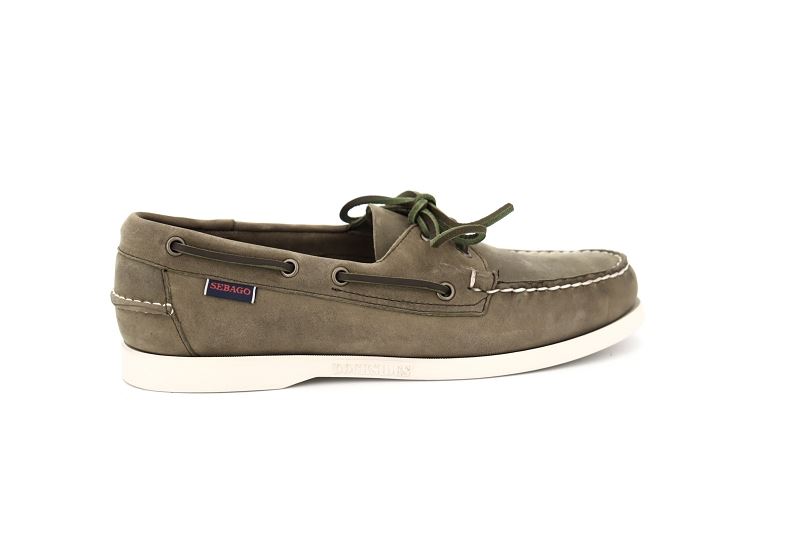 Sebago bateaux docksides crazy vert