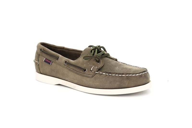 Sebago bateaux docksides crazy vert7015602_2