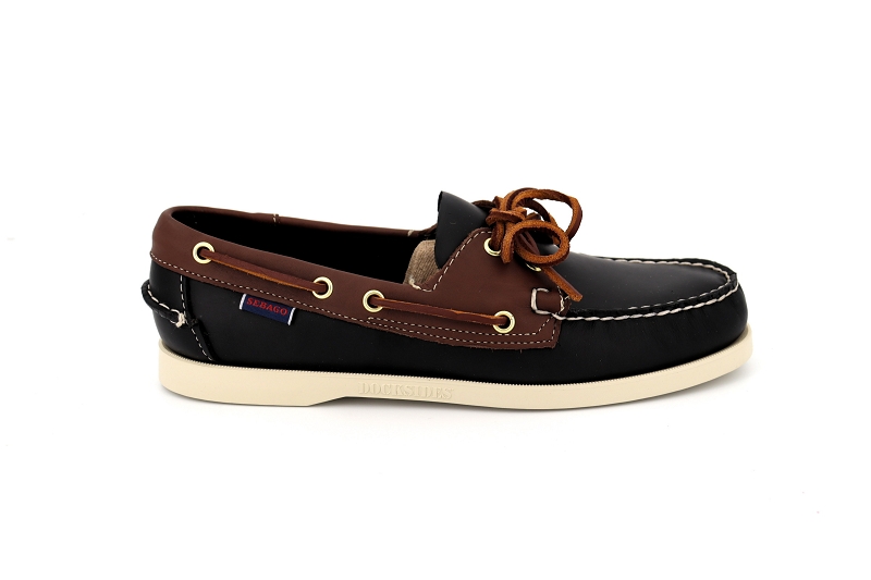 Sebago bateaux portland lea wax noir