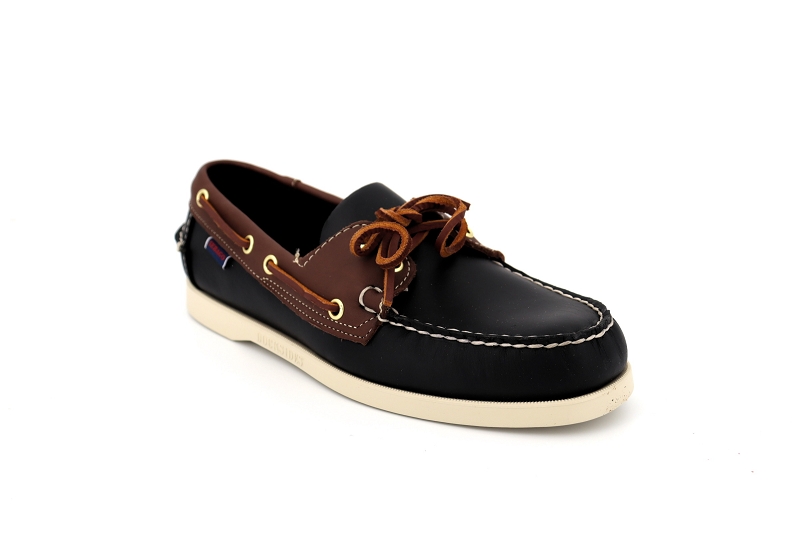 Sebago bateaux portland lea wax noir7015801_2