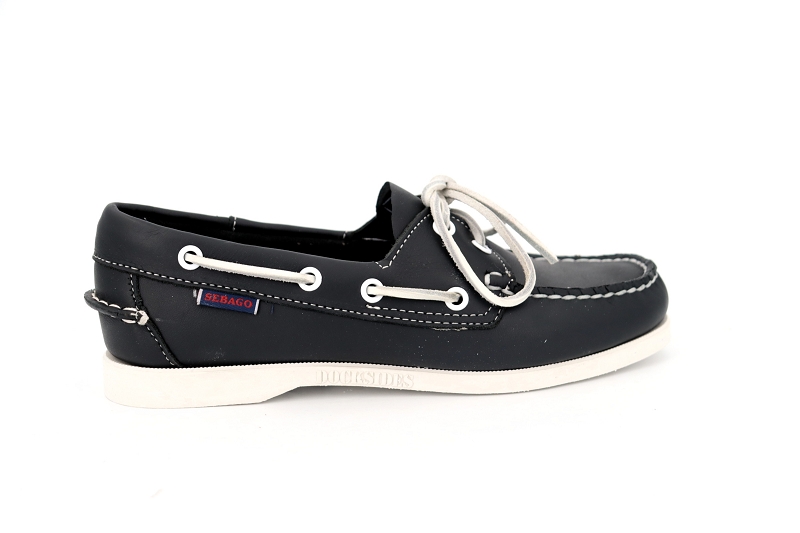 Sebago bateaux docksides portland w bleu