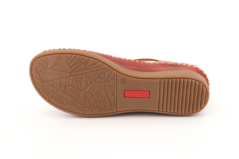 Pikolinos sandales nu pieds tico rouge7016501_5