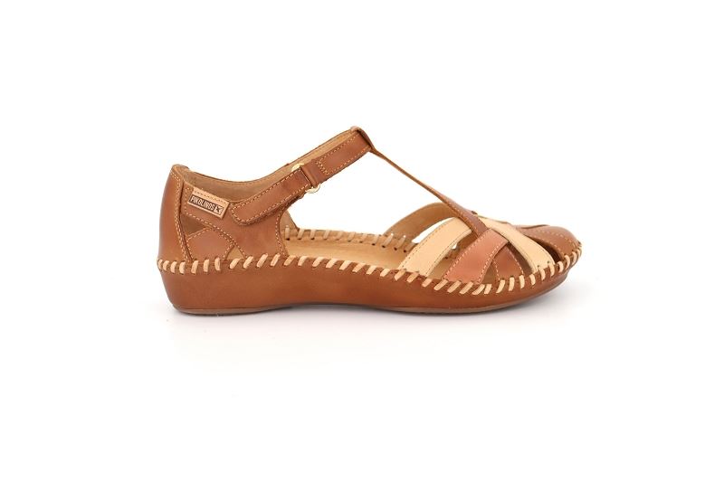 Pikolinos sandales nu pieds pegas marron