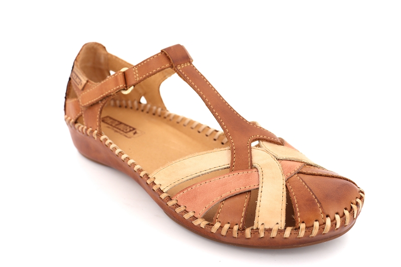 Pikolinos sandales nu pieds pegas marron7016702_2