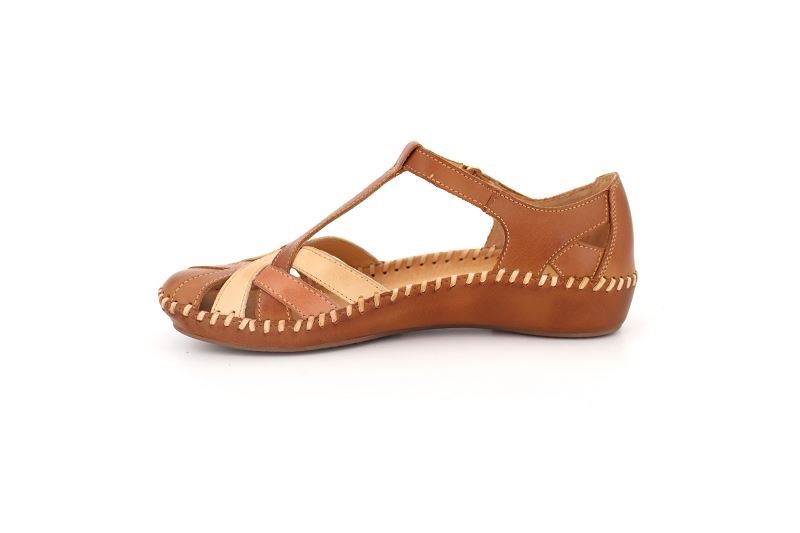 Pikolinos sandales nu pieds pegas marron7016702_3