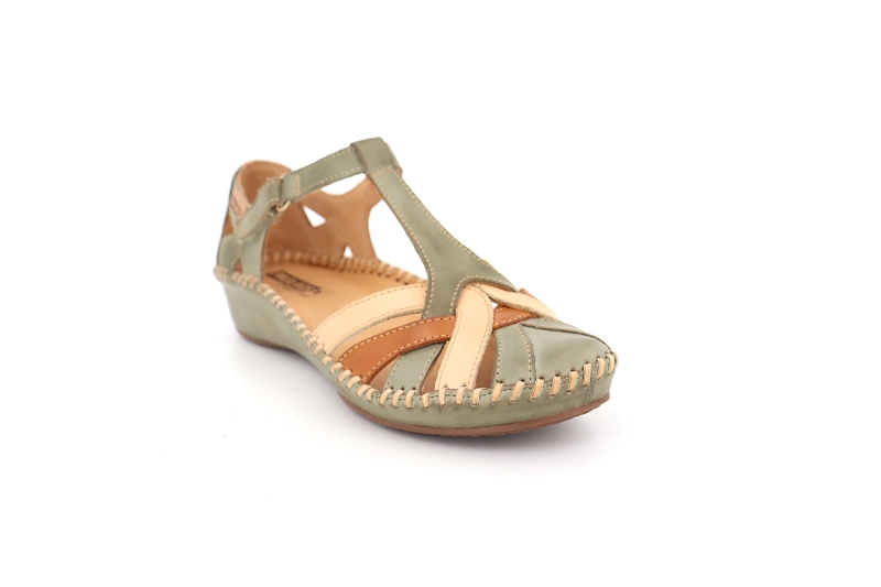 Pikolinos sandales nu pieds pegas vert7016704_2