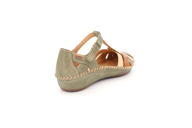 Pikolinos sandales nu pieds pegas vert7016704_4