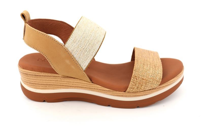 Paula urban sandales nu pieds minio marron