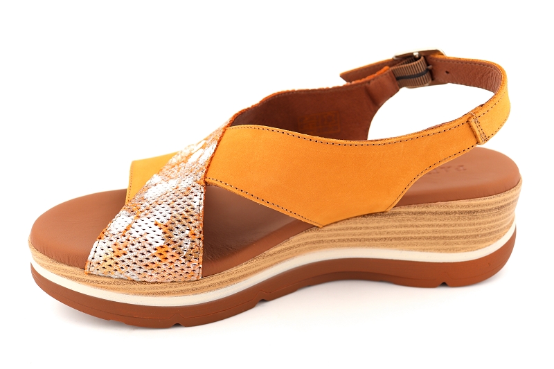 Paula urban sandales nu pieds celina orange7017601_3