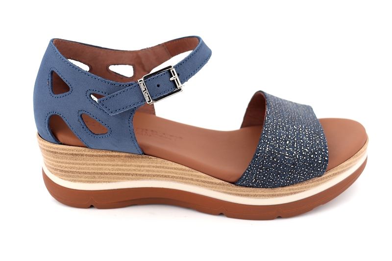 Paula urban sandales nu pieds doro bleu