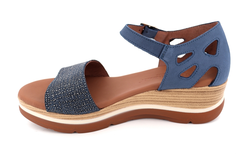 Paula urban sandales nu pieds doro bleu7017701_3