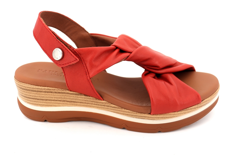 Paula urban sandales nu pieds marta rouge