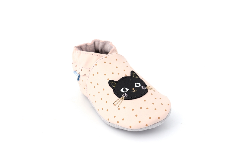 Robeez chaussons pantoufles meek cat rose7018601_2