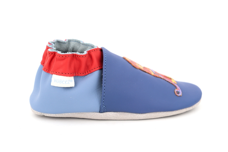 Robeez chaussons pantoufles fire control bleu