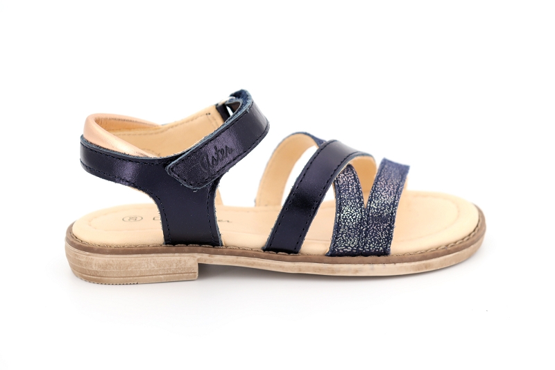 Aster sandales nu pieds tessia bleu