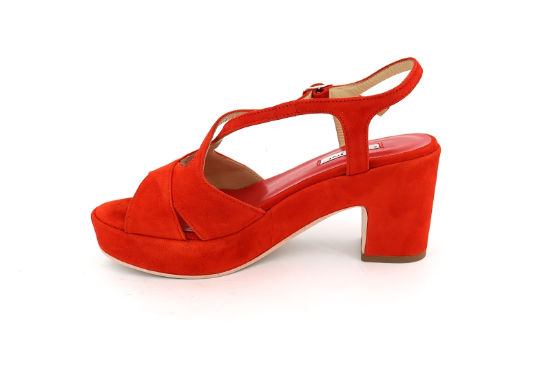 Cervone sandales nu pieds rosa rouge7021401_3