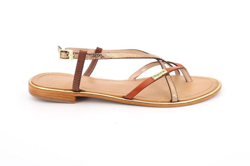Les tropeziennes sandales nu pieds monaco orange