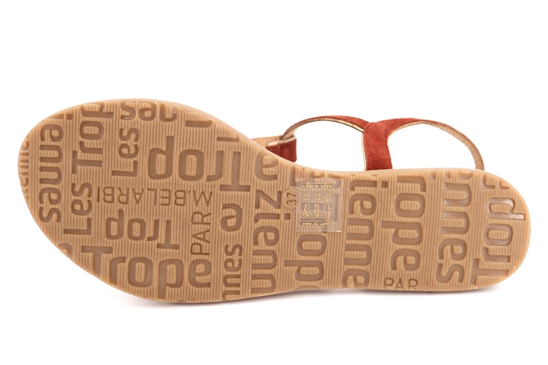 Les tropeziennes sandales nu pieds habuc orange7202701_5