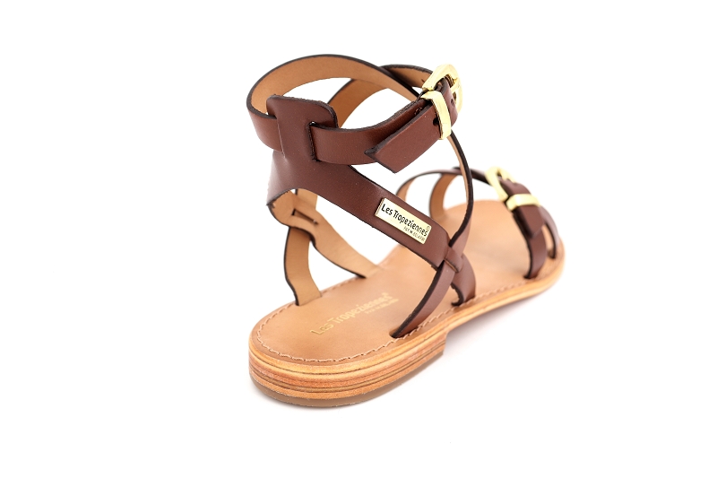 Les tropeziennes sandales nu pieds hepana marron7204301_4