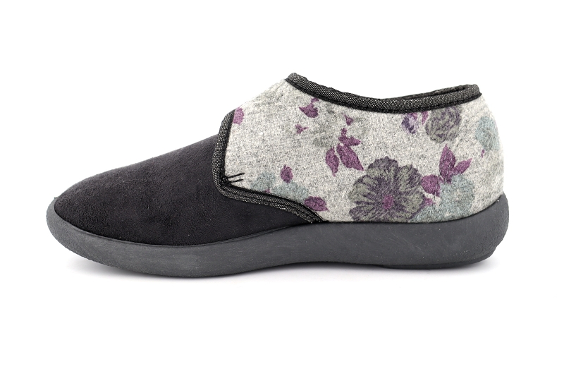 La vague chaussons pantoufles nouri gris7400401_3