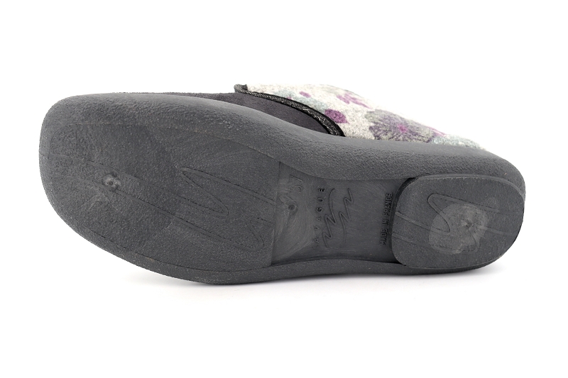 La vague chaussons pantoufles nouri gris7400401_5